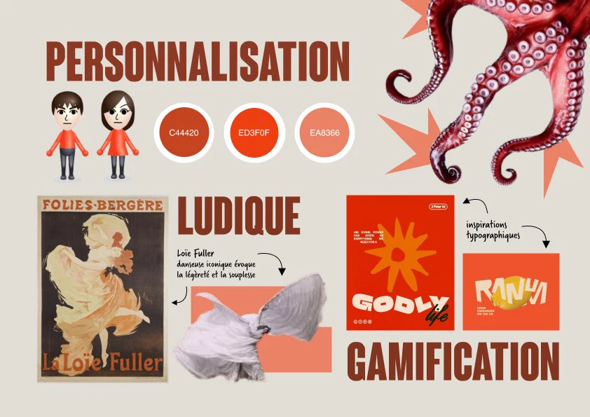 Axe personnalisation, ludique, gamification